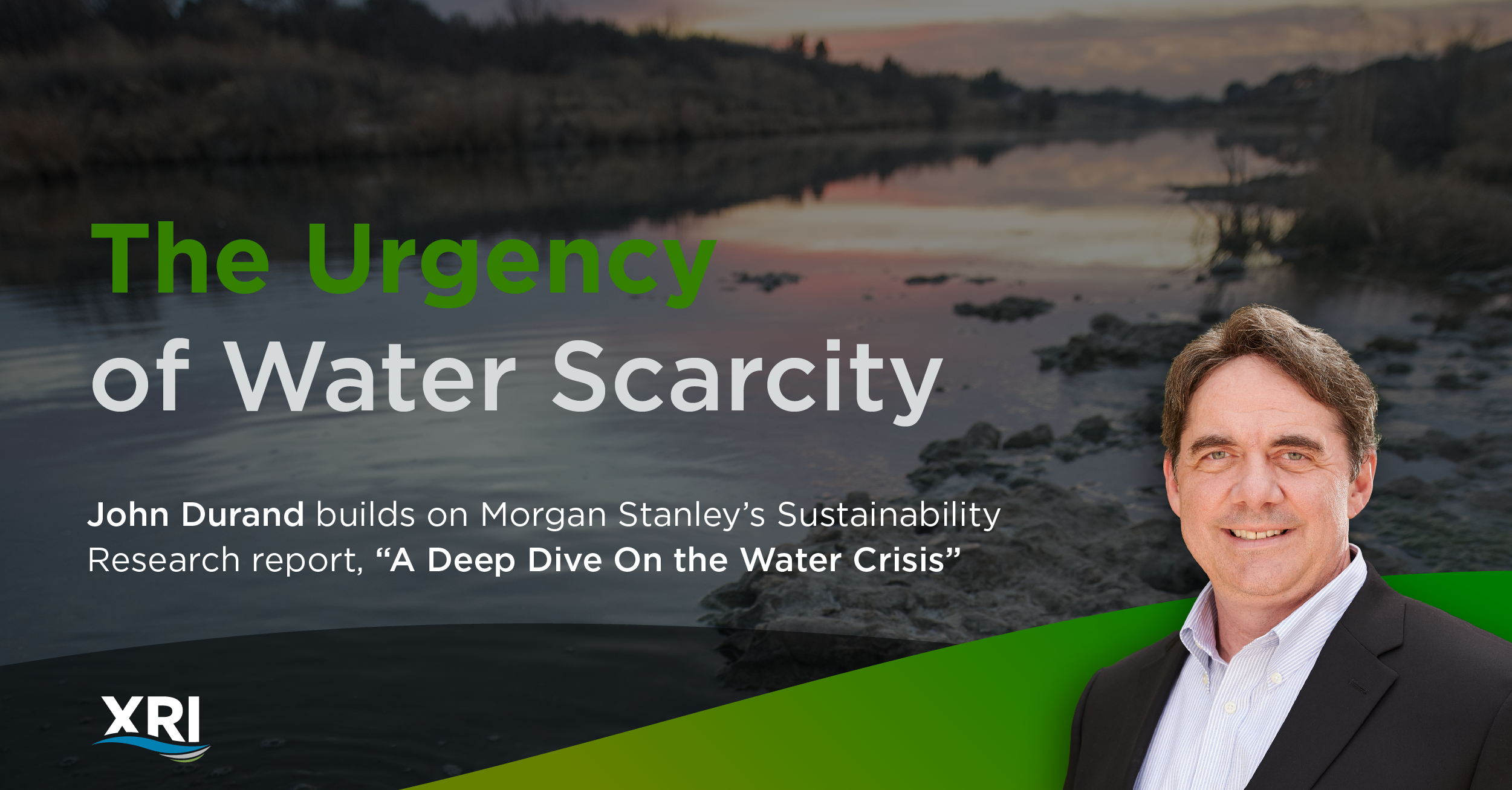 The urgency of water scarcity